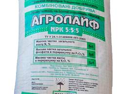 Органо-минеральное удобрение "Агролайф" NPK 5:5:5