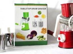Овощерезка ручная механическая мультислайсер Kitchen Master 806 бордовая терка для. ..