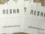 Пакет з білого крафт паперу з кр. ручками 305*170*34(NESHA) - фото 3