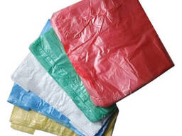 Пакет Майка 500 шт мікс (5 кольорів) 25см*45см