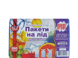 Пакети для льоду Профі, 280 кульок