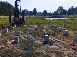 Палі залізобетонні з установкою власного виробництва