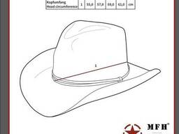 Панама с короткими полями MFH рип-стоп черная