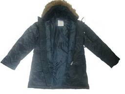 Парка Mil-tec летная N3B (Аляска), темно-синяя, зимняя