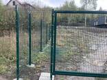 Паркан з заводу з 3D сітки, установка під ключ, ворота за розмірами - фото 1