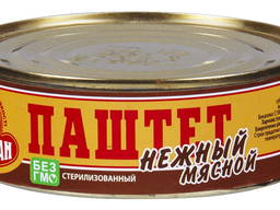 Паштеты в ассортименте. ж/б 0,250 (упаковка 18шт)