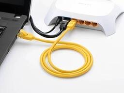 Патч корд сетевой кабель LAN RJ45 Ugreen NW103 ethernet cable (5m, 100 Mbps, САТ 5e, UTP)