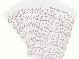 Патчи виниловые с разметкой для наращивания ресниц