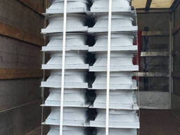 Патрубок , переход с квадрата на круг , Перехід з прямокутника на подвійний круг, зварний