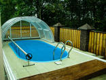 Павильоны из поликарбоната для бассейнов раздвижные арочные - фото 2