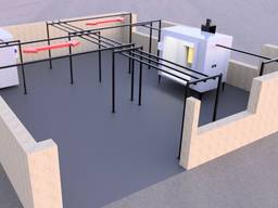 Линия порошковой покраски