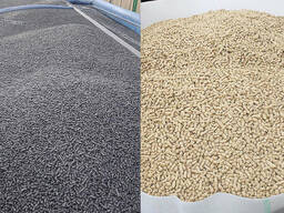 Пелети з деревини та брикети з лушпиння