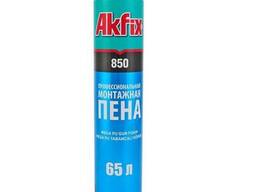 Пена монтажная профессиональная Akfix 850 MEGA 65L 1000гр.850мл.