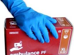 Перчатки латексные Ambulance PF