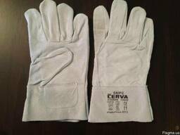 Рабочие перчатки кожаные. Цена указана верно!!!