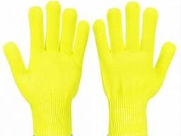 Перчатки желтые без точки (77-012-5)