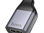 Переходник Type-C на HDMI Hoco video sync adapter (4K 30Hz). Black - фото 1