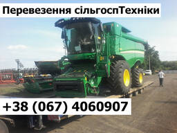 Перевезення сільгосптехніки тралами - Україна та Європа