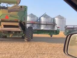 Перевозка тралом колёсного Комбайна John Deere 9770 S с APT-Logistic Перевозка тралом