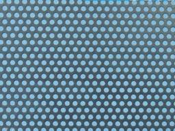 Перфолист , нержавеющая сталь, круглая ячейка Дешего