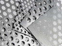 Перфоровані Круглий отвір 5-8/3/1000x2000 Нержавіюча сталь