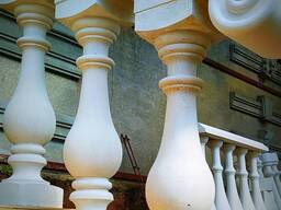 Перила Балясины 15$/шт (бетон на белом цементе). Ограждение. Забор