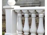 Перила Балясины 15$/шт (бетон на белом цементе). Ограждение. Забор - фото 2