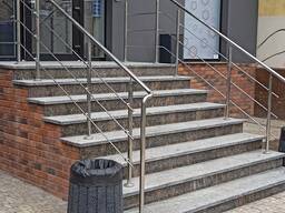Перила для лестницы, Перила из нержавейки, лестницы