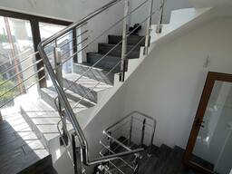 Перила для сходів. Сходи . Нержавійка , огорожа для балкону, огорожа для терраси