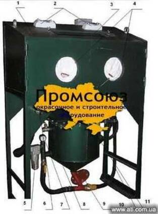 Пескоструйная камера КАО-300-Н