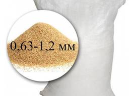 Песок Сухой Кварцевый для Формовки и Пескоструя 0.4-0.8 Купить в Мешках 25 кг