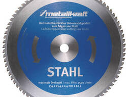 Пильный диск по металу Metallkraft 355x2.4x25.4 mm Z80