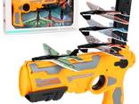 Пистолет катапульта с самолетами, детские игрушки, подарки, Игрушечное оружие - фото 2