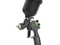 Пистолет окрасочный пневматический HVLP верх. пласт. бачок 250мл, форсунка-1,0мм...