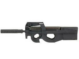 Пистолет-пулемёт P90 с глушителем Cyma CM.060B