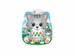 Плакат обучающий Limo Toy котенок (укр) (Серый) (FT 0007 AB(Gray))