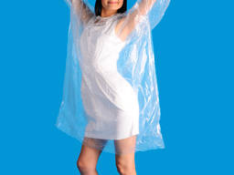 Плащ дождевик тонкий сплошной (ассорти)