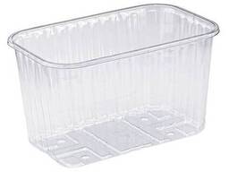 Пластиковый судок для упаковки ягод 1 кг ПЭТ