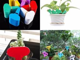 Пластиковые садовые бирки( цветные маячки) для растений