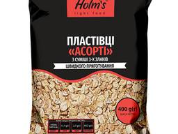 Пластівці Асорті 3 злаки ТМ «Holm’s», 400 г