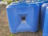 Продам пластиковые емкости для воды хранения бу горизонтальн - фото 2