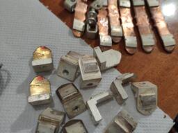 Контакты серебряные советские новые/контакторы магнитные