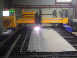 Порезка на ЧПУ плазме металла толщиной до 40 мм и на ЧПУ пропан до 120 мм