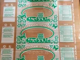 Плівка з малюнком "Бакалія" для пакування та фасування.