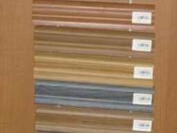 Плинтус Акция пластиковый напольный с кабель каналом 52 мм