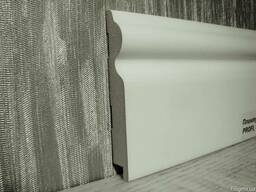 Плинтус МДФ белый фигурный 16х110х2800мм.