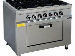 Плита газовая 6-конфорочная Pimak МО15-6 с духовкой