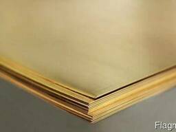 Латунный лист для мебельной фурнитуры, вывесок