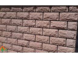 Плитка гиперпрессованная цокольная. Плитка рваный камень 250×120×22 мм.
