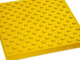 Плитка тактильна бетонна жовта 300(400)(500)х300(400)(500)х30(50)(60)мм